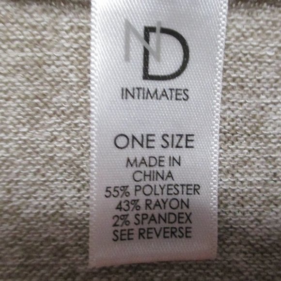 New Directions TAN/CREAM poncho/sweater/loungewear soft stretchy size XL - Picture 2 of 9